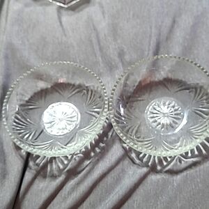 Vintage Darby Crystal Trinket holder